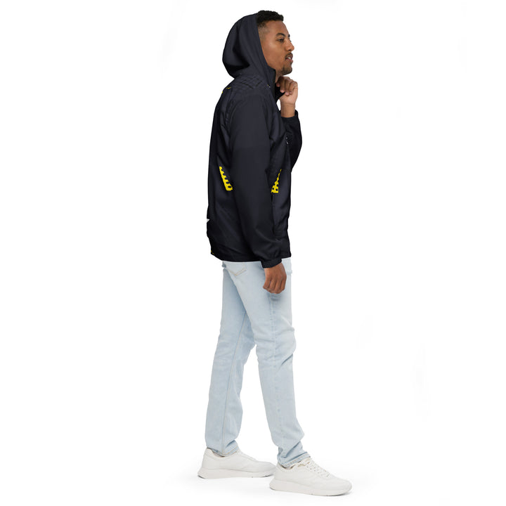 Men’s Windbreaker - Black-Yellow Hunt