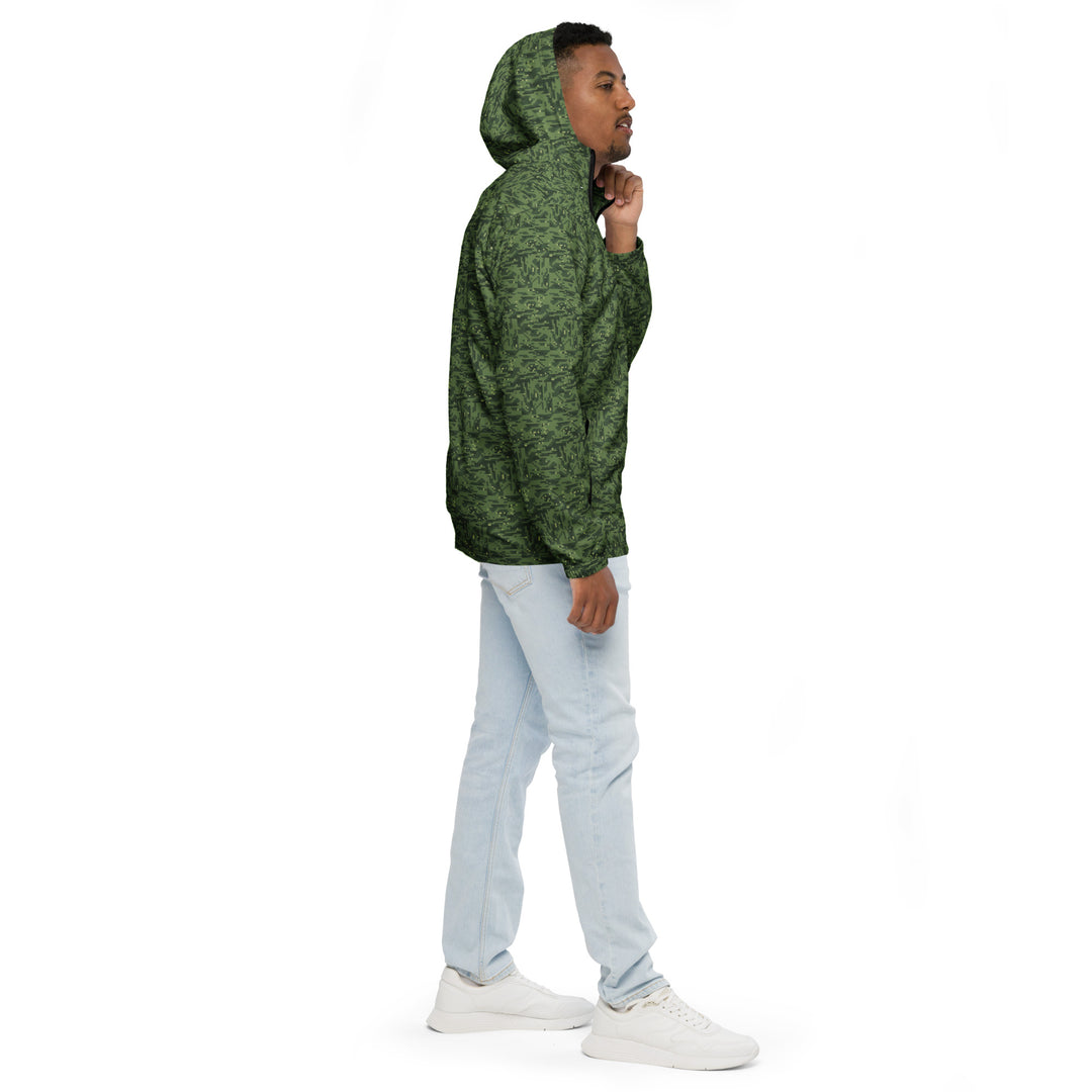 Men’s Windbreaker - Green Camouflage