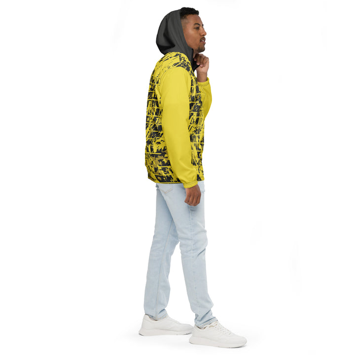 Men’s Windbreaker - Yellow-Black Trace