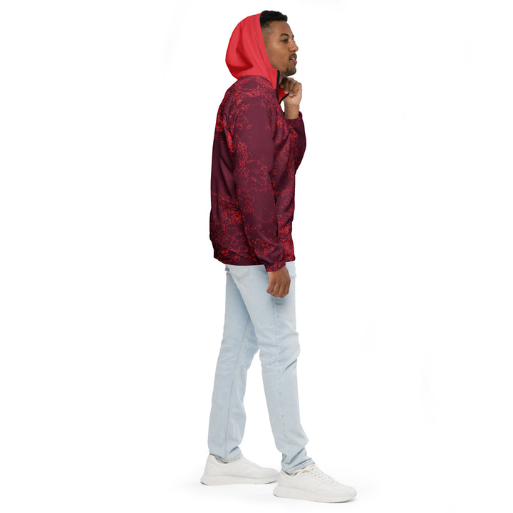 Men’s Windbreaker - Red Cell