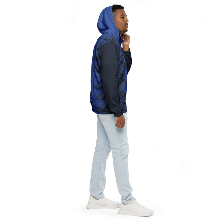 Men’s Windbreaker - Blue-Black Step