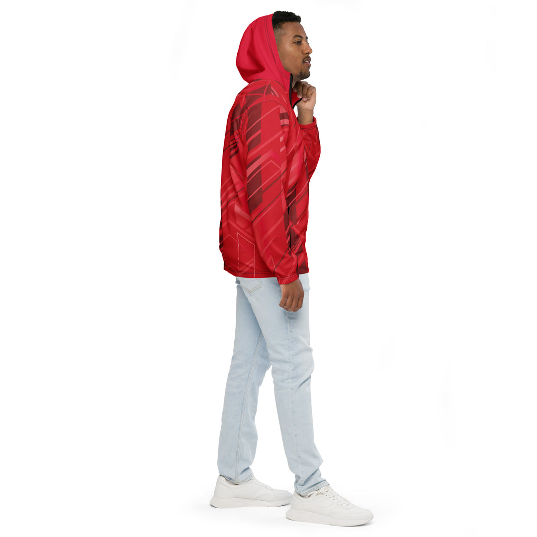 Men’s Windbreaker - Red Strike