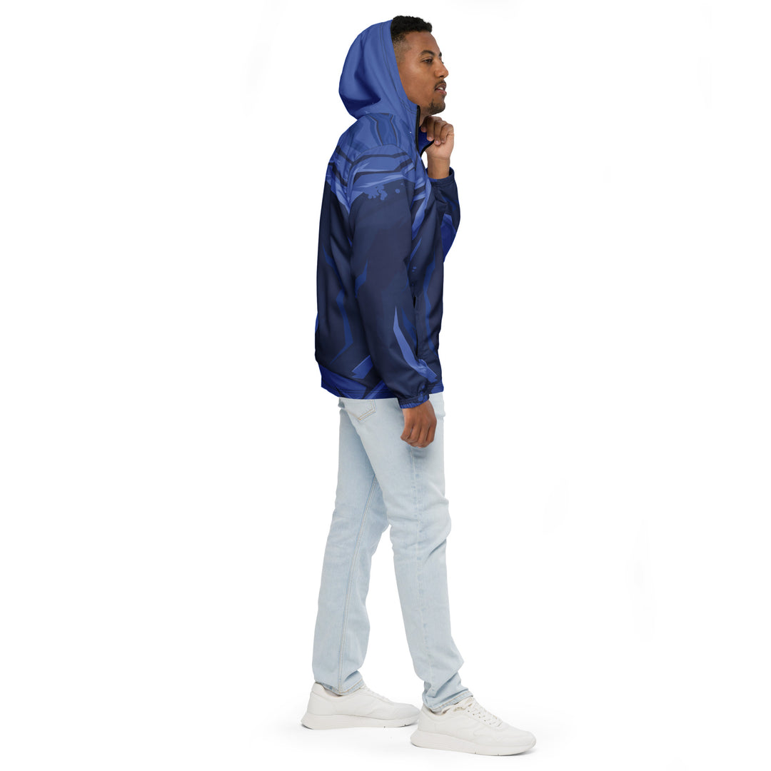 Men’s Windbreaker - Blue Wave