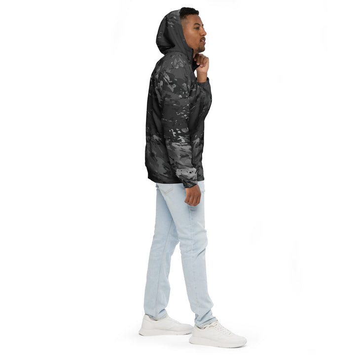 Men’s Windbreaker - Grey Splatter