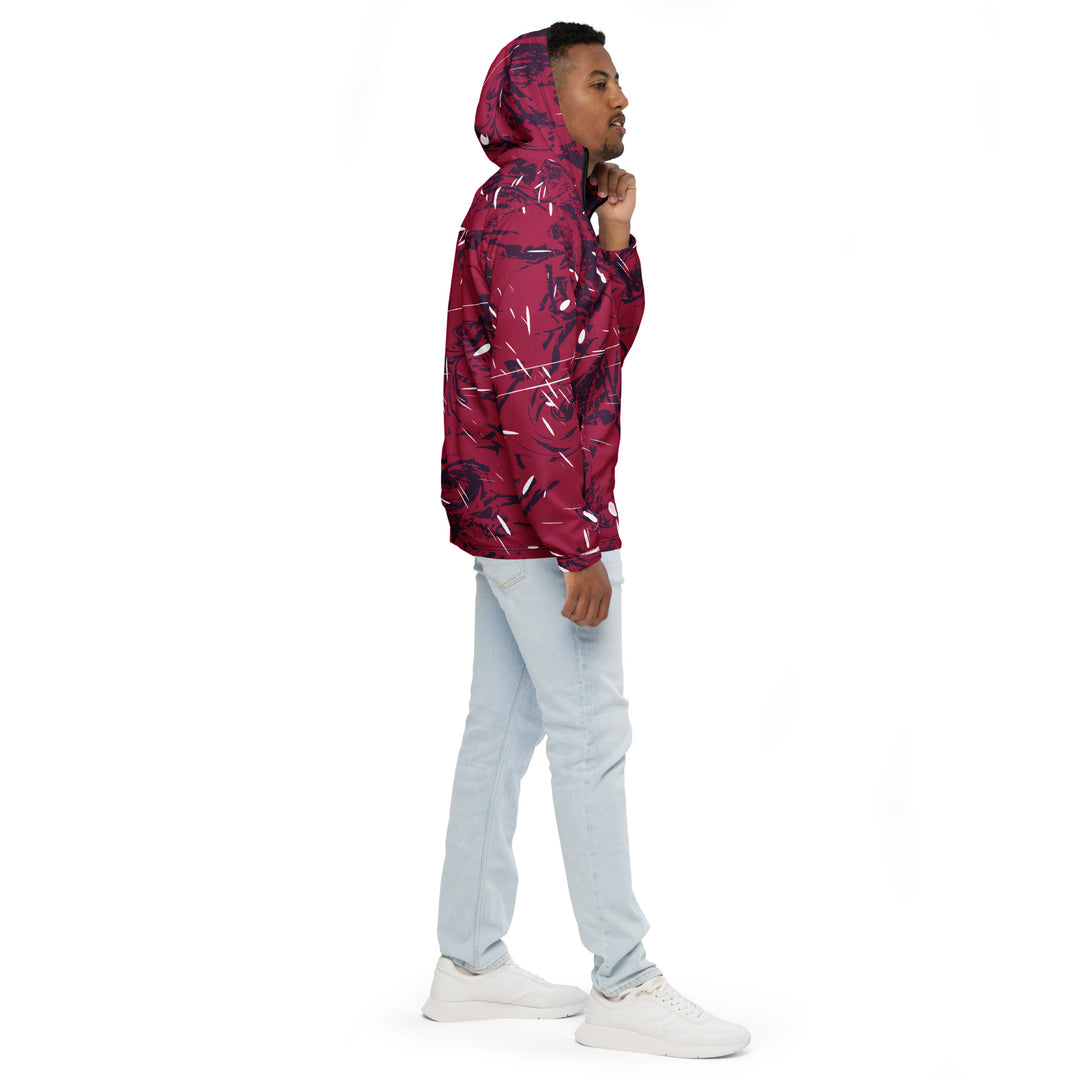 Men’s Windbreaker - Red Roll