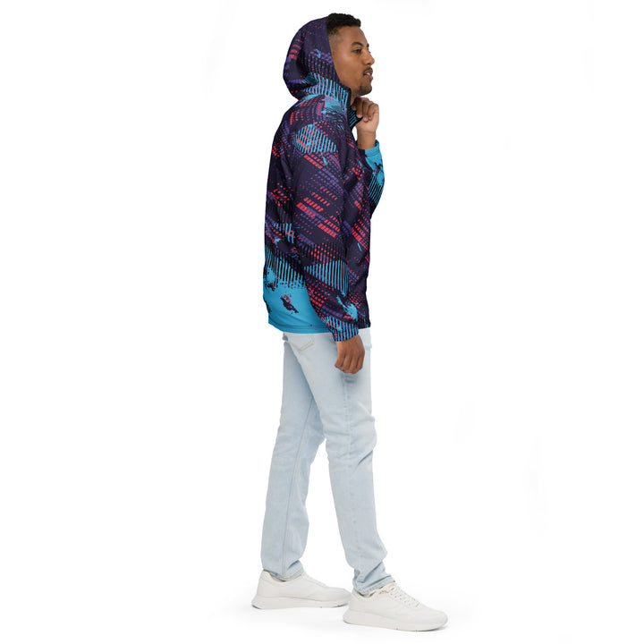 Men’s Windbreaker - Purple-Blue Invasion