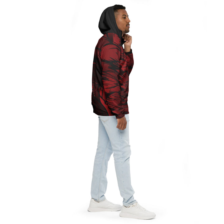 Men’s Windbreaker - Red-Black Dragon