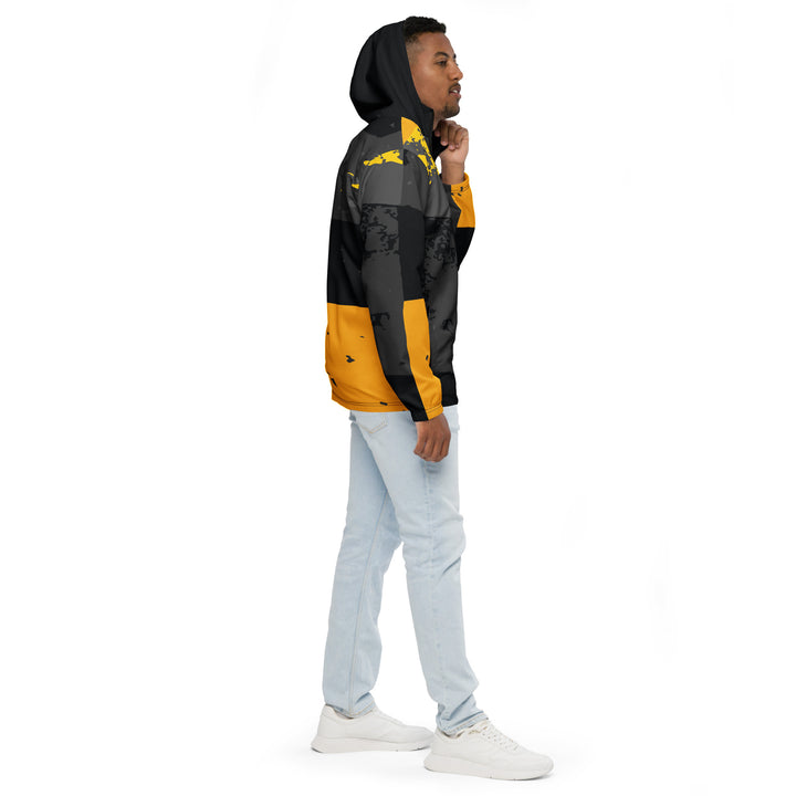 Men’s Windbreaker - Black-Yellow Frame