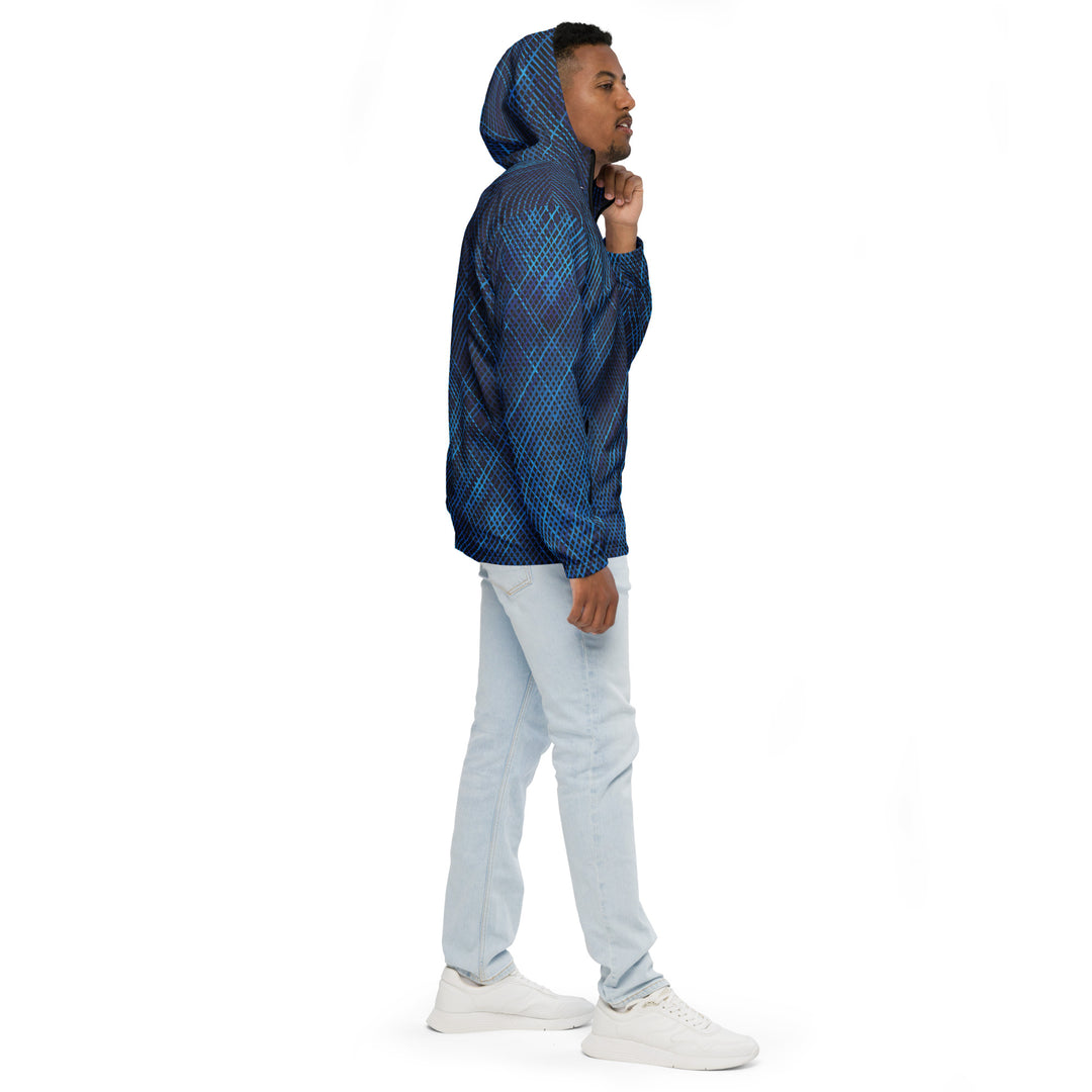 Men’s Windbreaker - Blue Criss