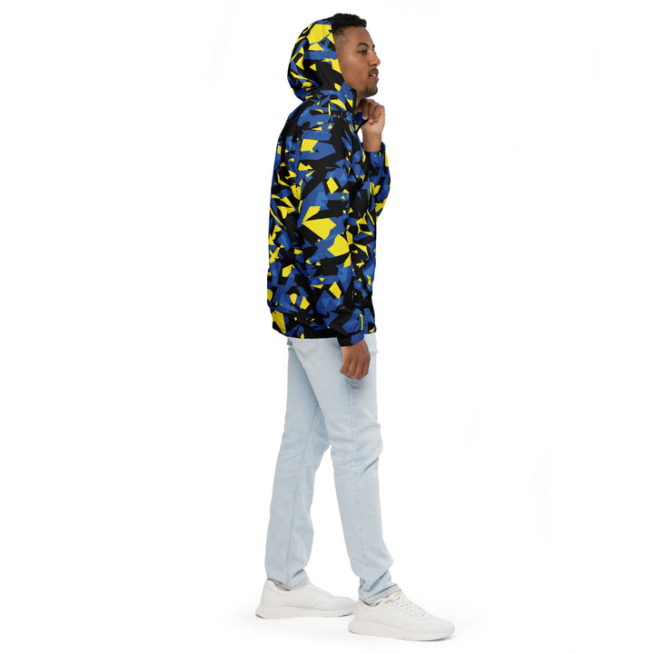 Men’s Windbreaker - Black-Blue Pierce