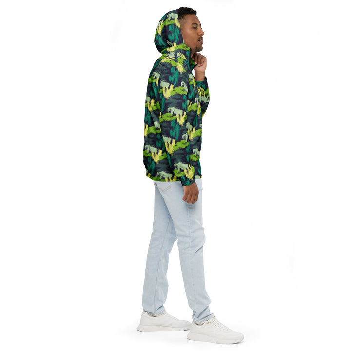 Men’s Windbreaker - Green-Black Unity