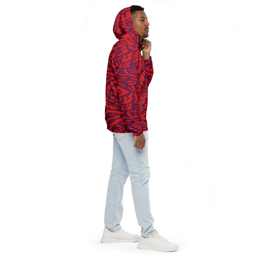 Men’s Windbreaker - Red Fuel