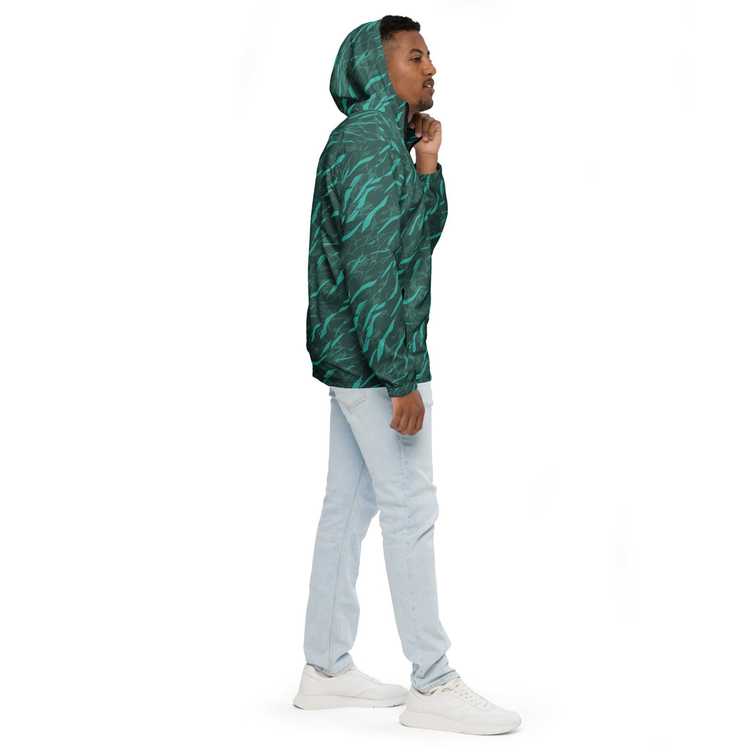 Men’s Windbreaker - Green Kelp