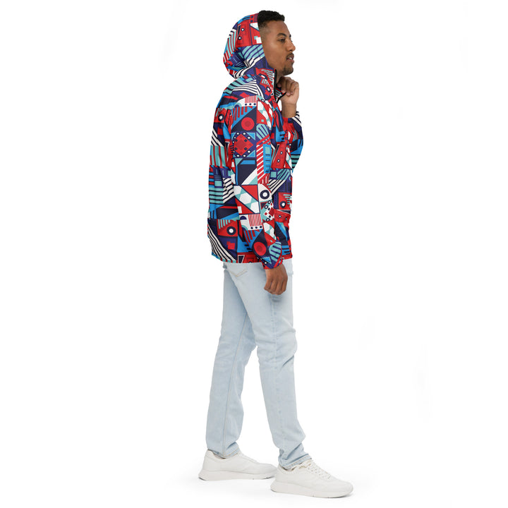 Men’s Windbreaker - Red-Blue Kind