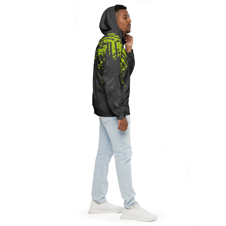 Men’s Windbreaker - Grey-Green Street