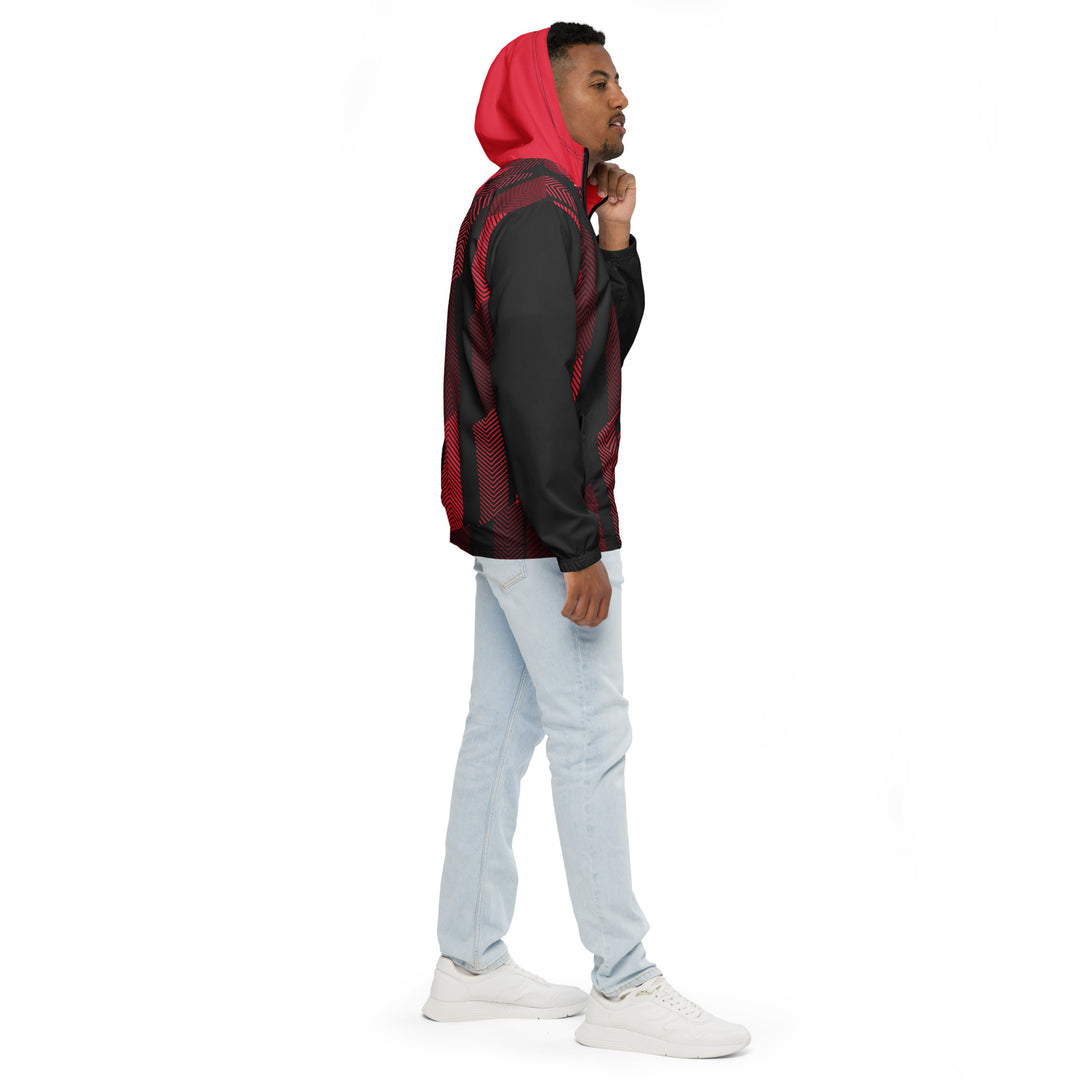 Men’s Windbreaker - Red-Black Track