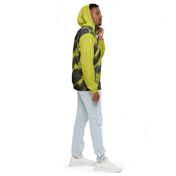 Men’s Windbreaker - Yellow-Grey Newcomer