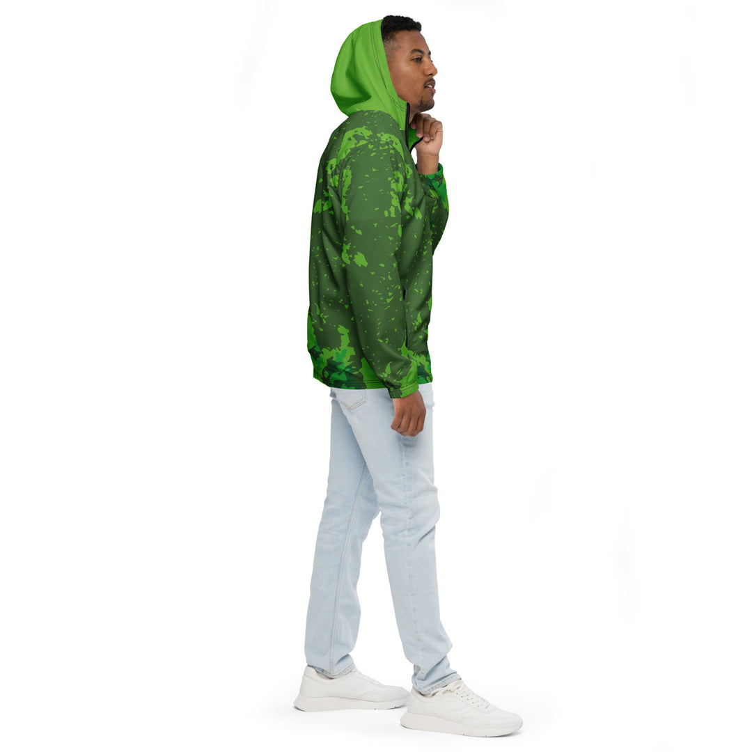 Men’s Windbreaker - Green Poison