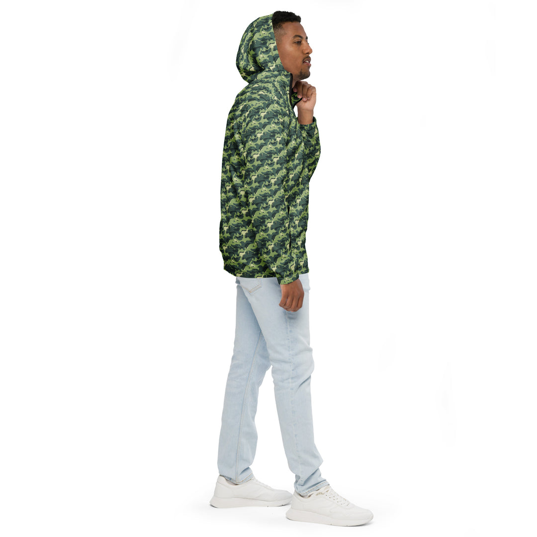 Men’s Windbreaker - Green Sequence