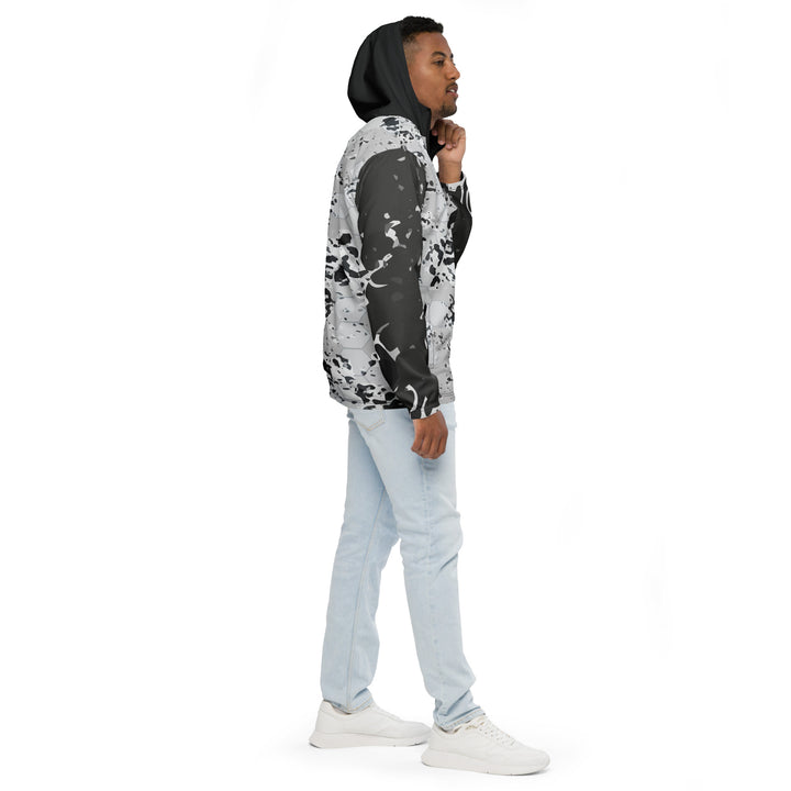 Men’s Windbreaker - Grey-Black Comb