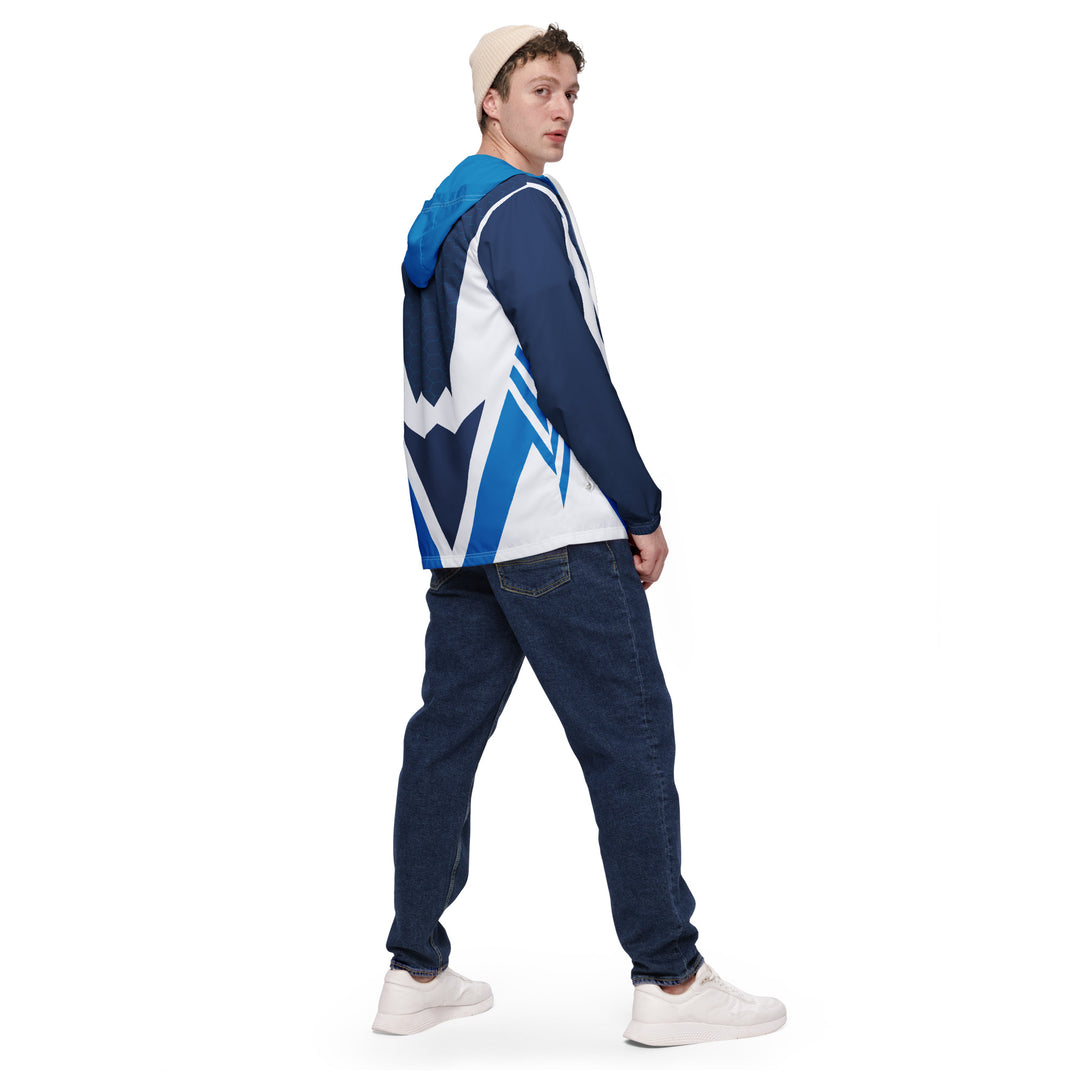 Men’s Windbreaker - Blue-White Unit