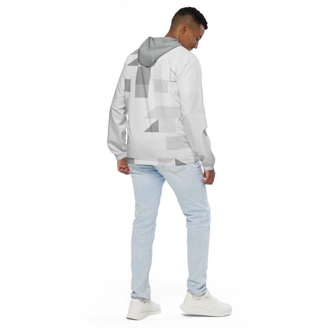 Men’s Windbreaker - Grey-White Form