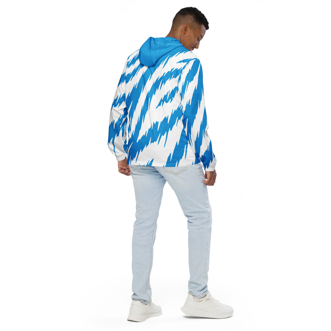 Men’s Windbreaker - White-Blue Safari