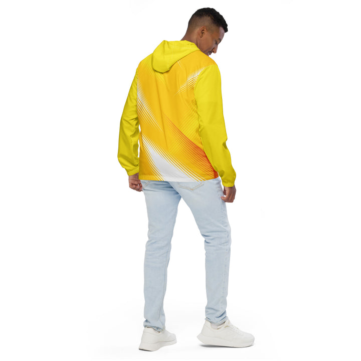 Men’s Windbreaker - Yellow-White Day