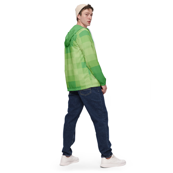 Men’s Windbreaker - Green Cross