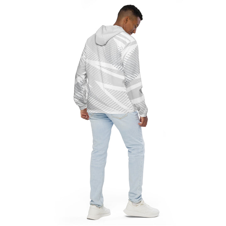 Men’s Windbreaker - White-Grey Goal