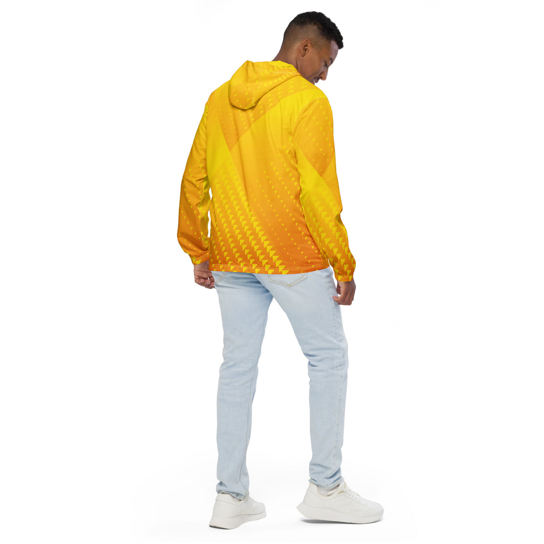 Men’s Windbreaker - Yellow Triangle