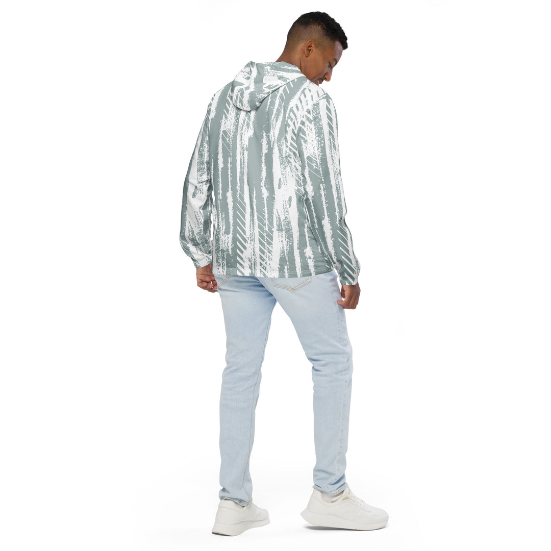 Men’s Windbreaker - White-Grey Sprint