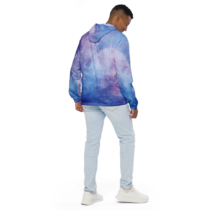 Men’s Windbreaker - Blue Cosmos