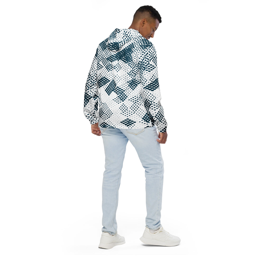 Men’s Windbreaker - White-Blue Fall