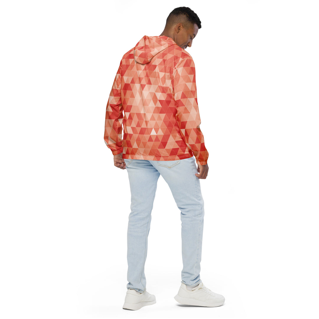 Men’s Windbreaker - Red Precise