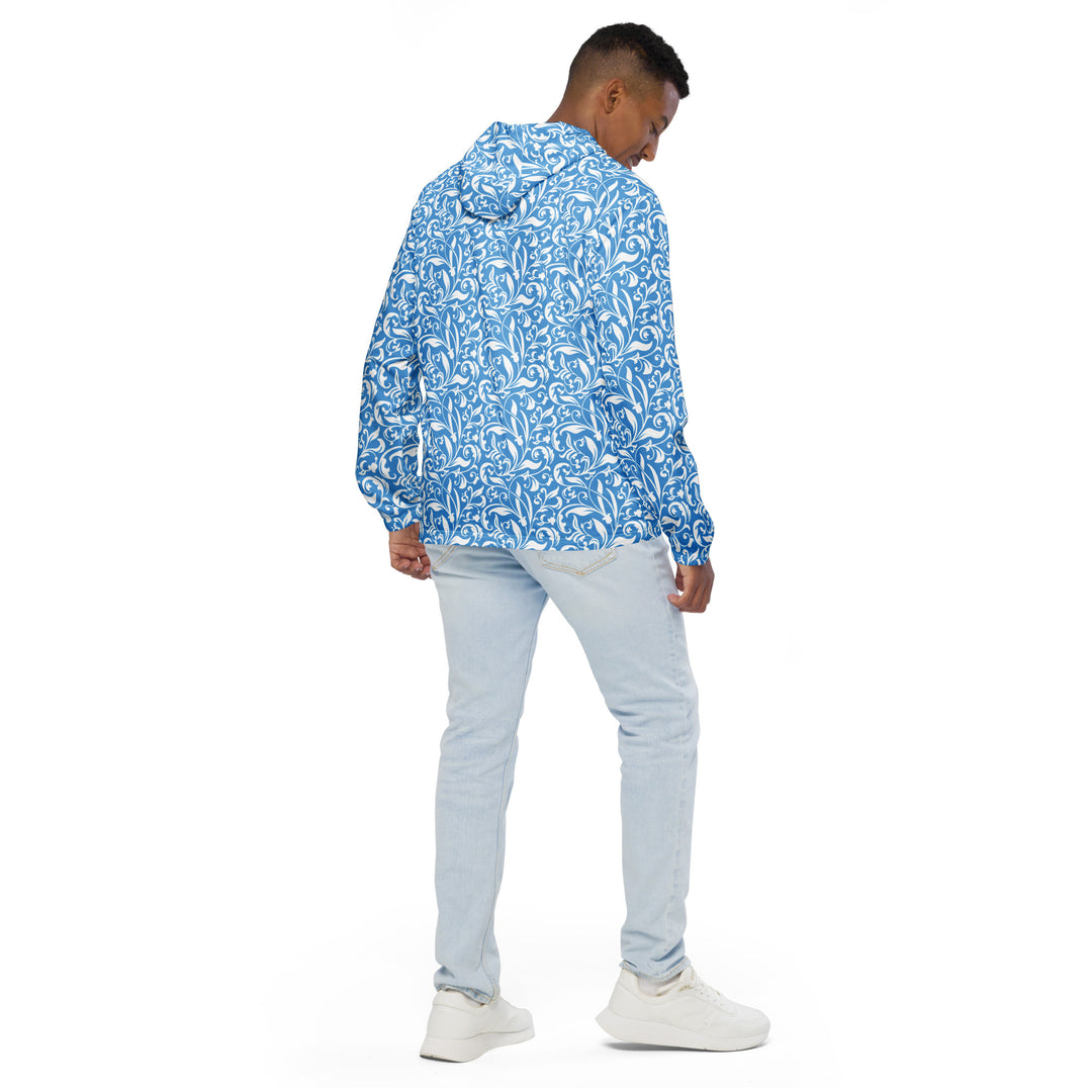 Men’s Windbreaker - Blue Plant