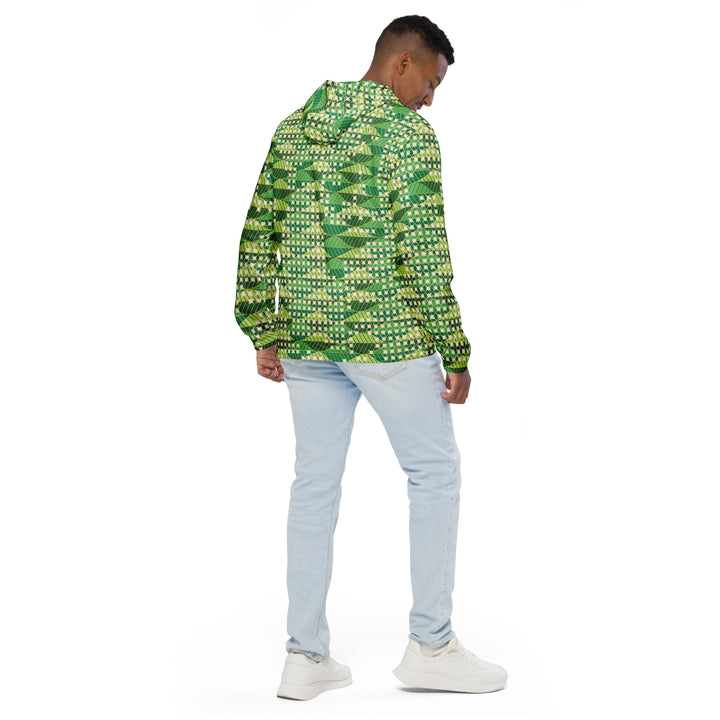 Men’s Windbreaker - Green Leaves