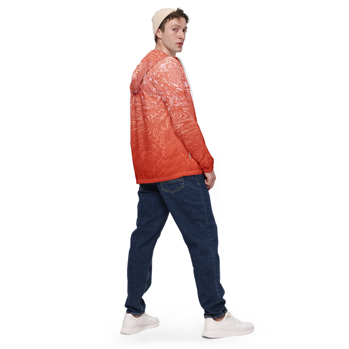 Men’s Windbreaker - Red Mirage