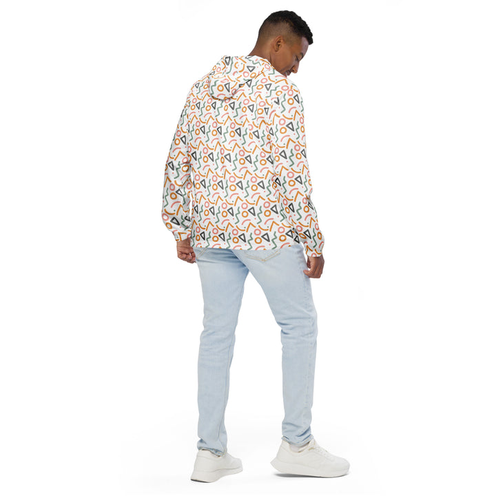 Men’s Windbreaker - White Riddle