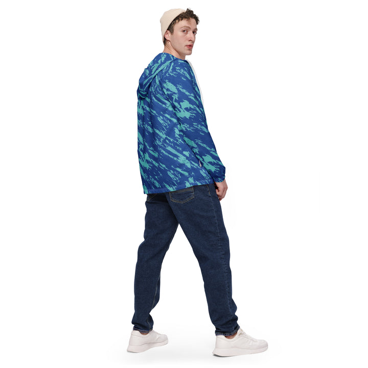 Men’s Windbreaker - Blue Spirit