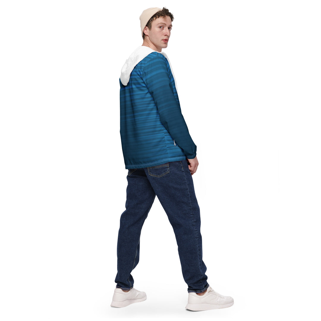 Men’s Windbreaker - Blue Speed