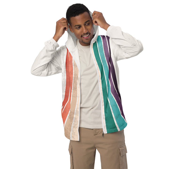 Men’s Windbreaker - Rainbow Victory