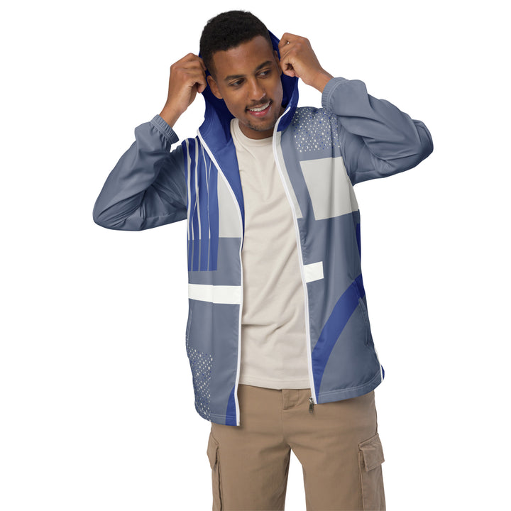 Men’s Windbreaker - Grey-Blue General