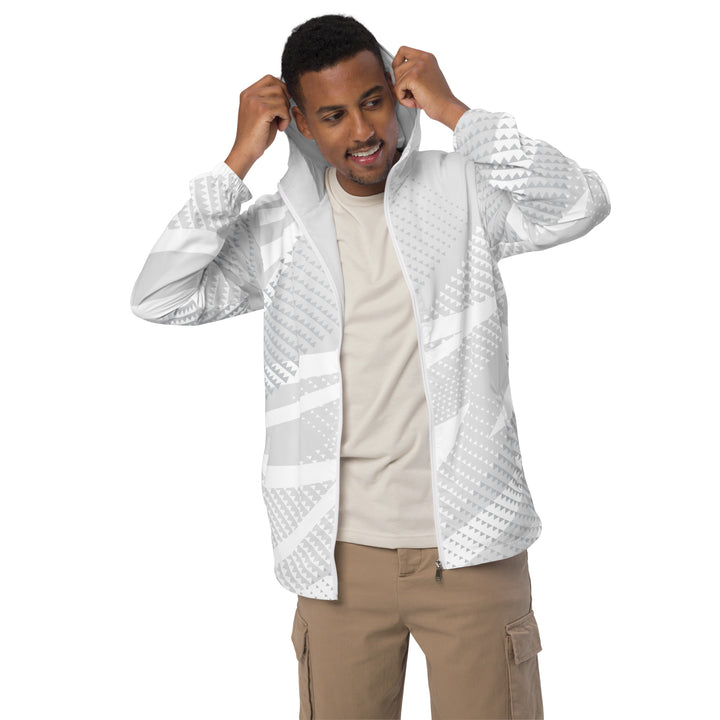 Men’s Windbreaker - White-Grey Goal