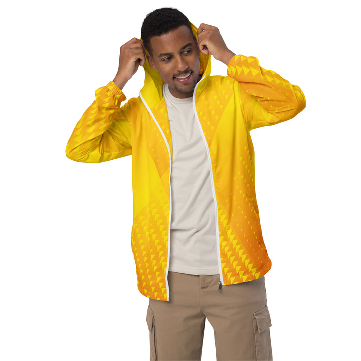 Men’s Windbreaker - Yellow Triangle