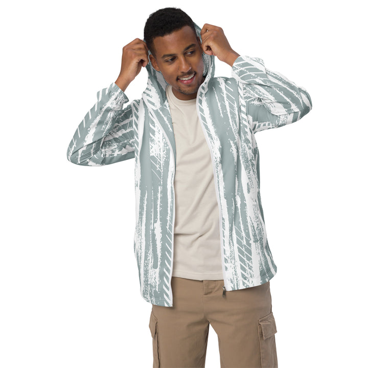 Men’s Windbreaker - White-Grey Sprint