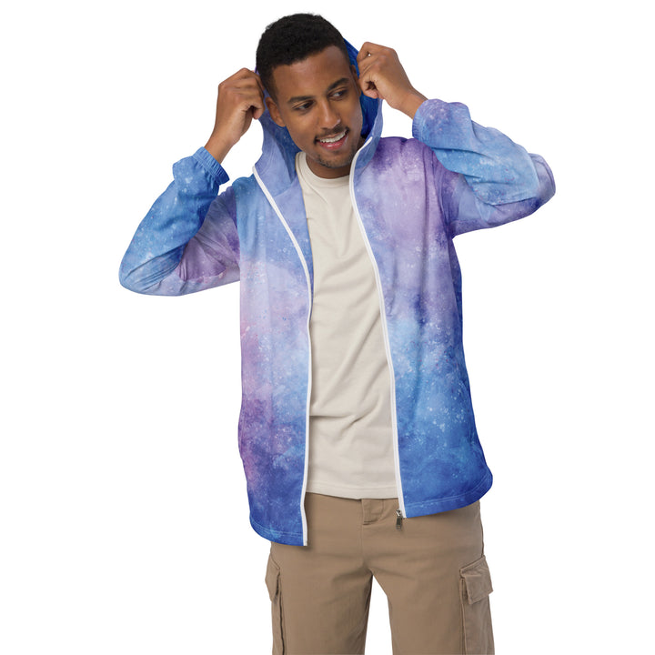 Men’s Windbreaker - Blue Cosmos