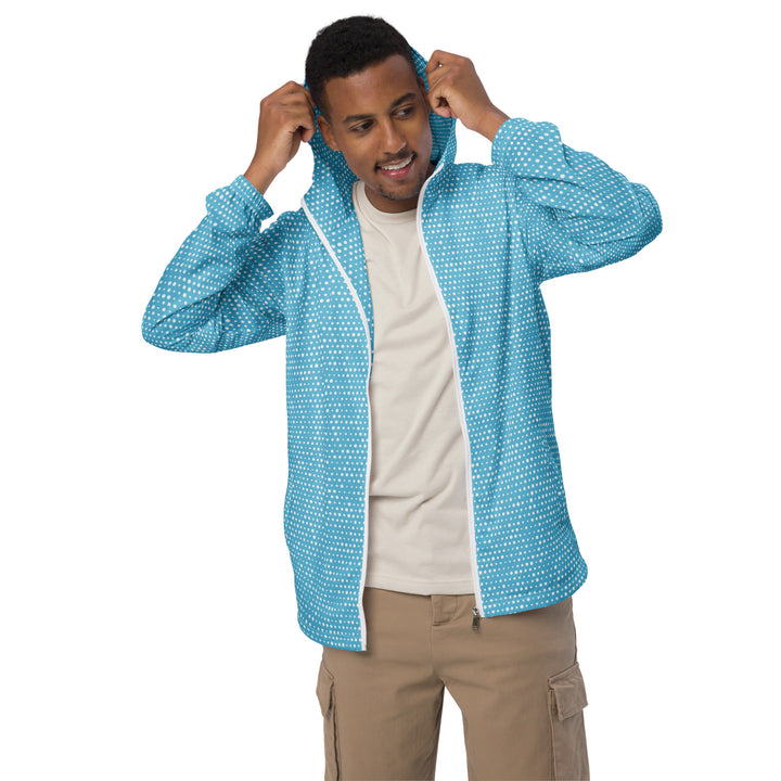 Men’s Windbreaker - Blue-White Lost