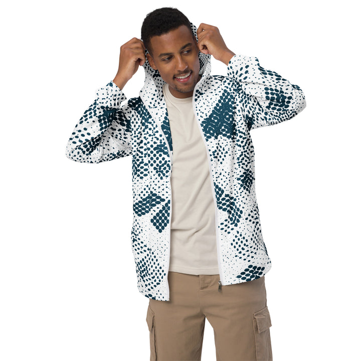 Men’s Windbreaker - White-Blue Fall