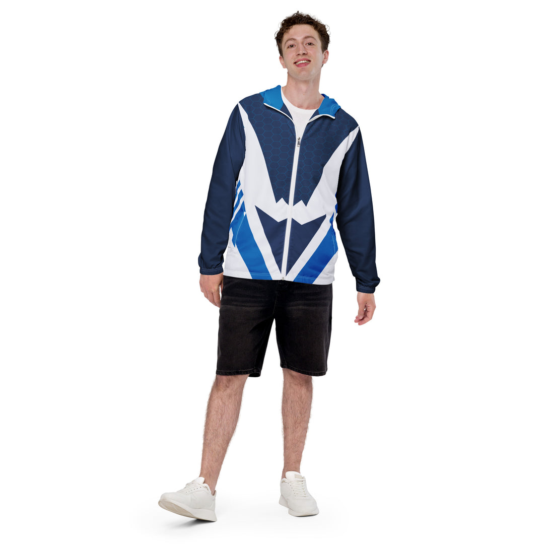 Men’s Windbreaker - Blue-White Unit